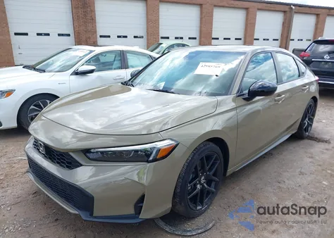 2025 Honda Civic Hybrid Sport z USA, uszkodzony, nr VIN 19XFL4H89SE015769